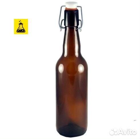 Бутылка 0,5 л бугель (коричневая)