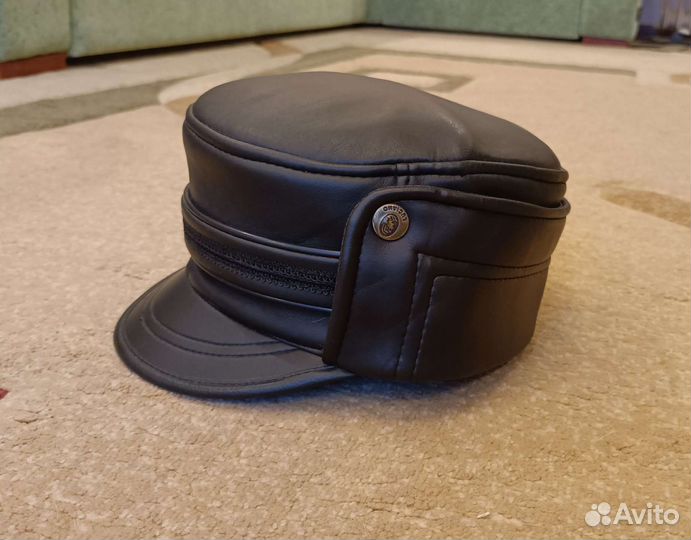 Кепка новая мужская, экокожа