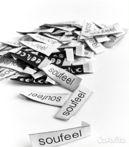 Ярлык для одежды с логотипом из жаккарда Томск