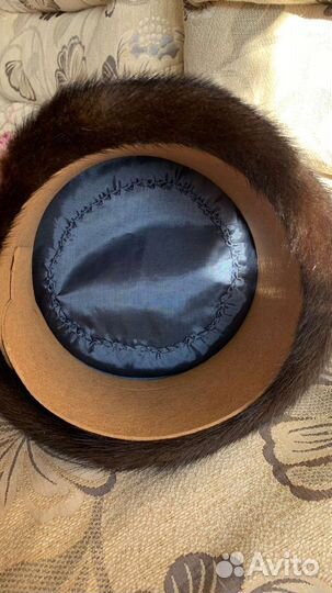 Норковая шапка новая
