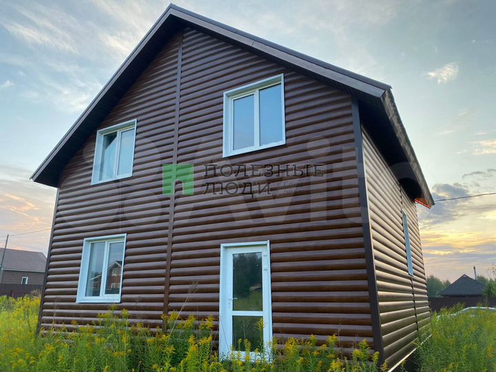 Коттедж 115 м² на участке 12 сот.