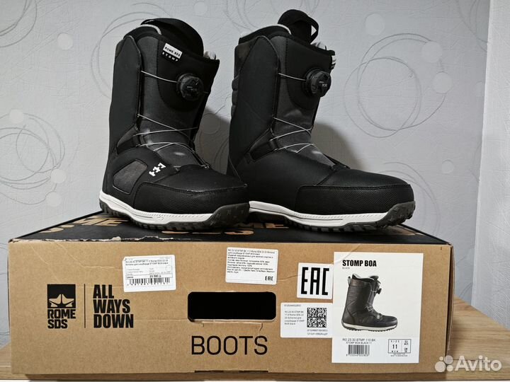 Ботинки для сноуборда Rome SDS stomp BOA