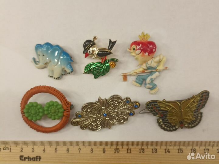 Значки броши заколка СССР