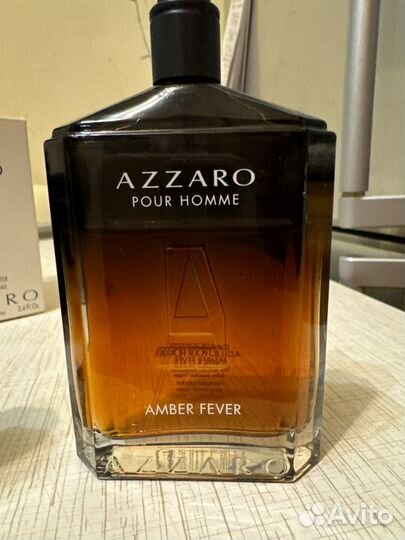 Azzaro pour homme amber fever туалетная вода