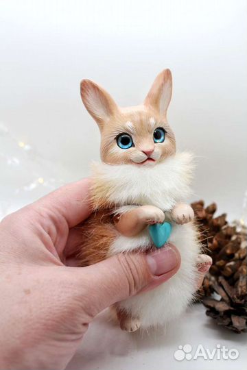 Заяц кролик игрушка коллекционная Ooak в наличии