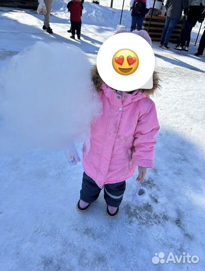 Зимний костюм для девочки 110