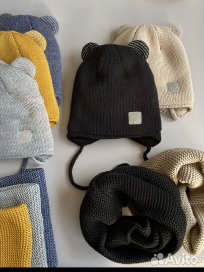 Шапка на завязках шлем зимняя новая