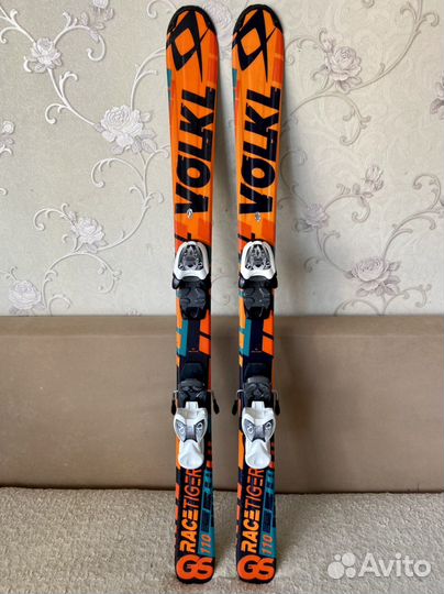 Горные лыжи 110 см Volki