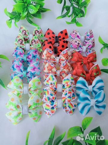 Резинка для волос бантики резиночки