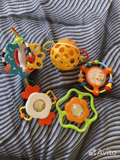 Развивающие игрушки с рождения грызунки