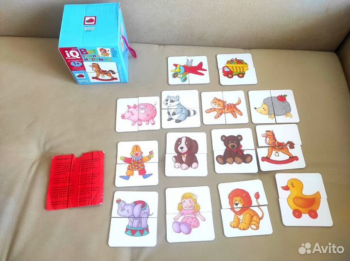 Развивающие игрушки пакетом: лото, пазлы, вкладыши