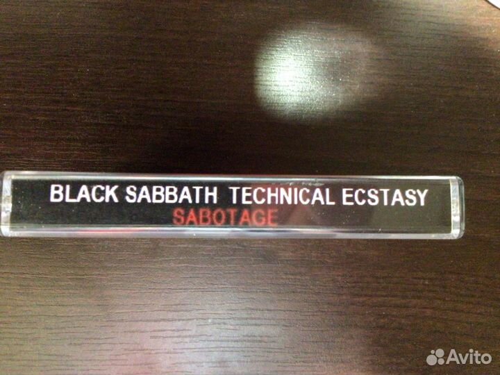 TDK D90 с записью Black Sabbath с WAV файла