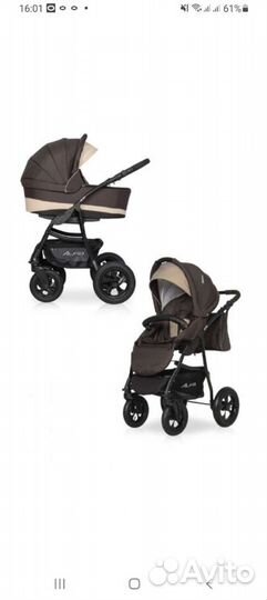 Коляска 2 в 1 riko basic alfa