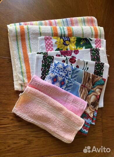 Махровые полотенца салфетки СССР