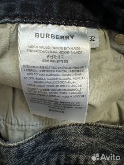 Джинсы мужские burberry