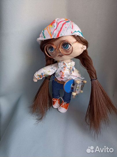 Интерьерная кукла ручной работы 15 см