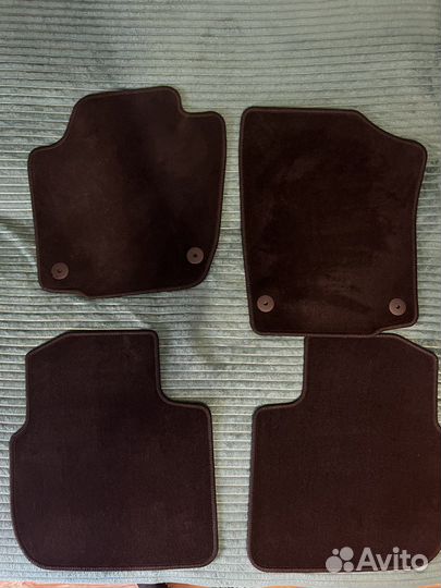 Ворсовые коврики skoda rapid