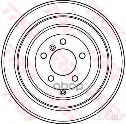 Диск тормозной задн land rover: range rover III