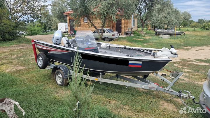 Компект Windboat 45c evo+honda 40srtu+Трейлер 5.5м