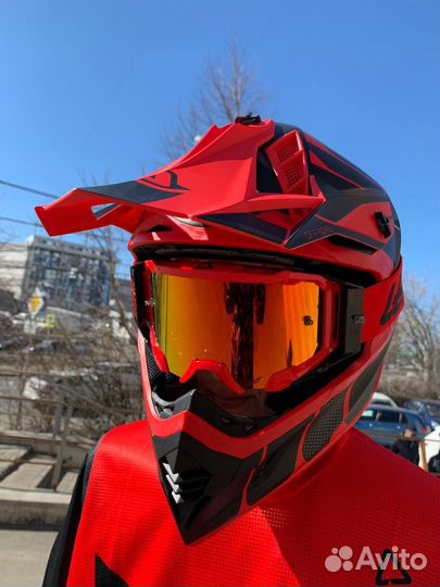 Мотошлем Acerbis X-track кроссовый, облегченный