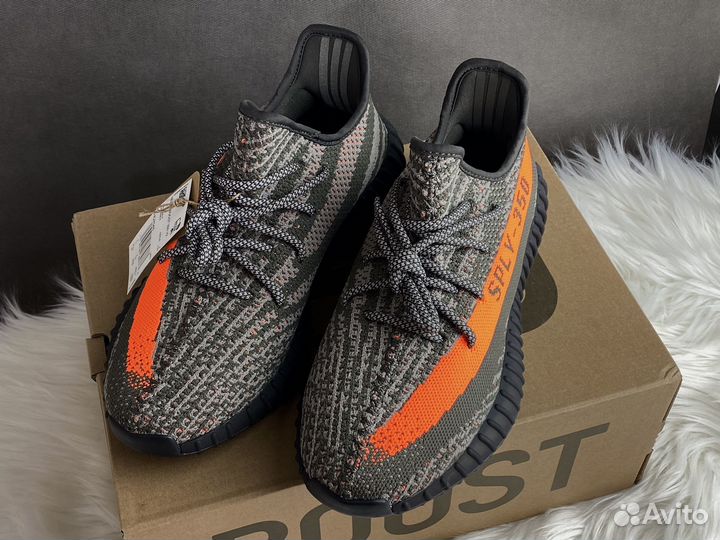 Кроссовки Adidas Yeezy boost 350 Carbon Beluga