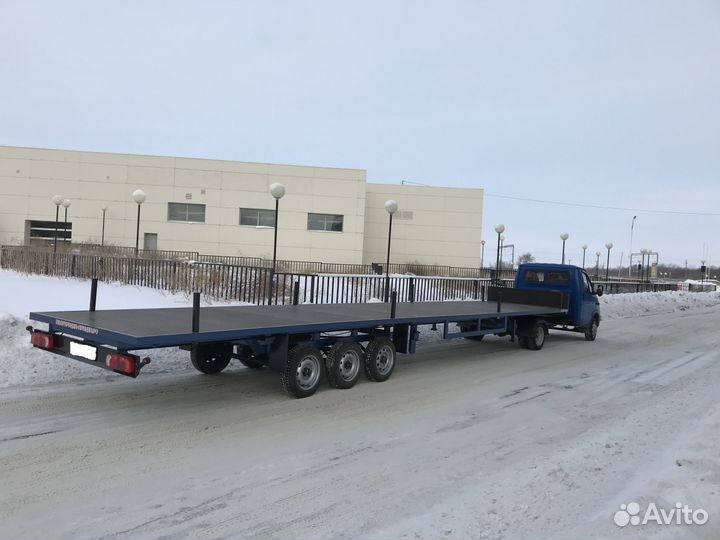 Аренда полуприцепа 12 метров, газель длинномер 12м