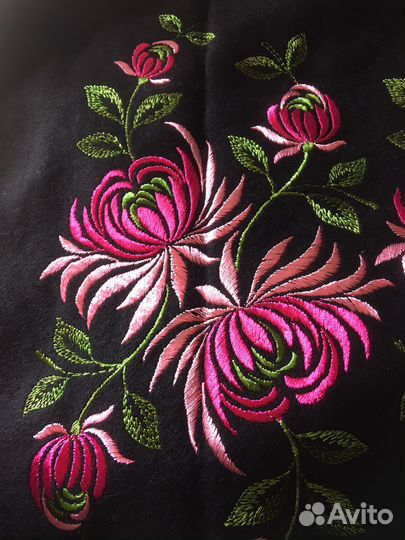 Скатерть гдр 50-60 гг старинный текстиль