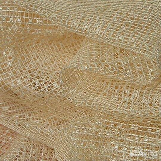 Тюль золото