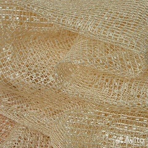 Тюль золото