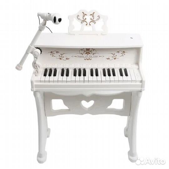 Детское пианино синтезатор с микрофоном
