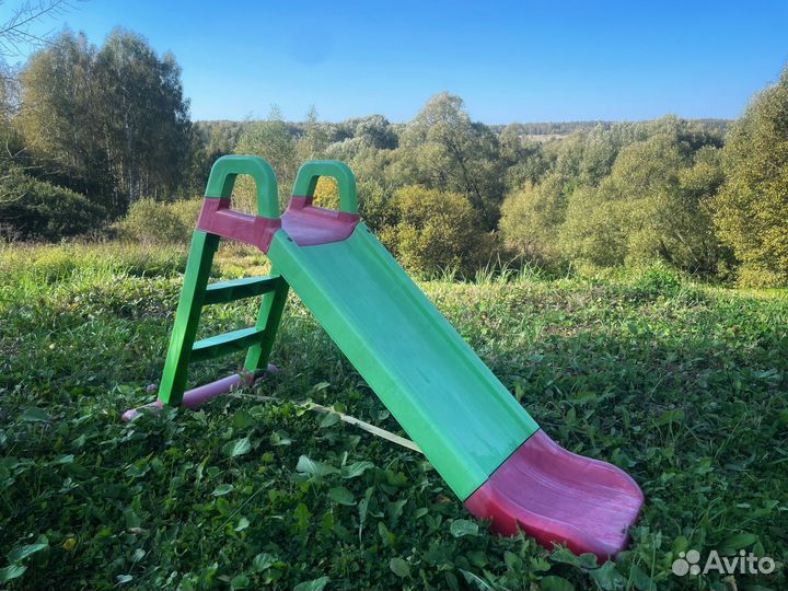 Детская горка пластиковая уличная бу