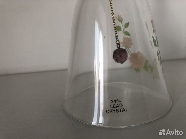 Колокольчик хрустальный СССР