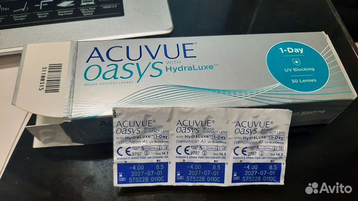 Линзы контактные acuvue oasys однодневные