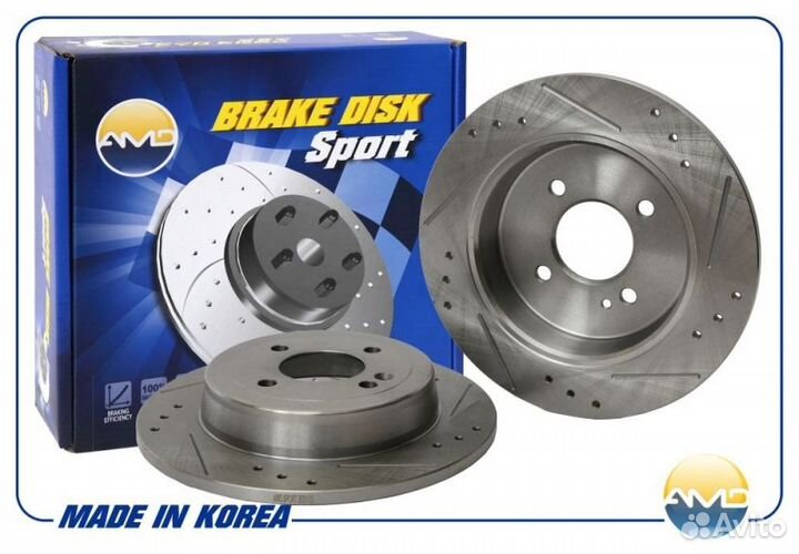 Комплект дисков заднего тормоза sport перфорирован