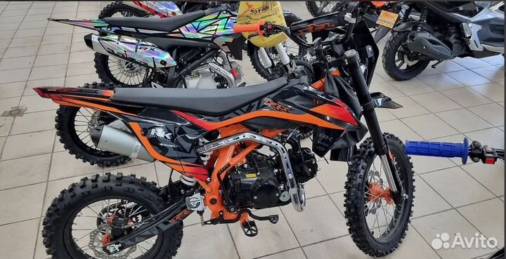 Питбайк racer TRX125 start PRO sport оранжевый