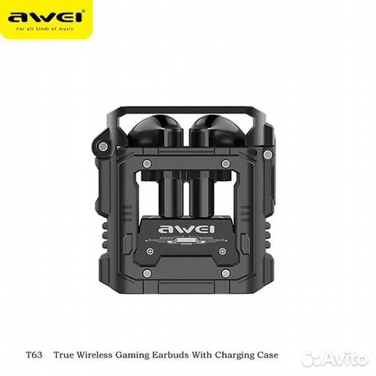 Беспроводные наушники Awei T63 Bluetooth 5.3