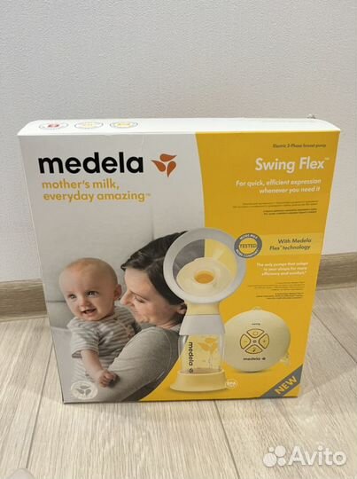 Молокоотсос электрический medela swing flex