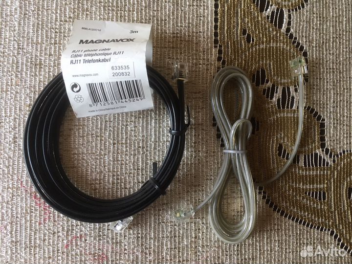 Удлинители 3 шт линейный пакетом для телефона