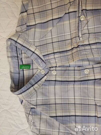 Летняя рубашка с коротким рукавом для мальчика