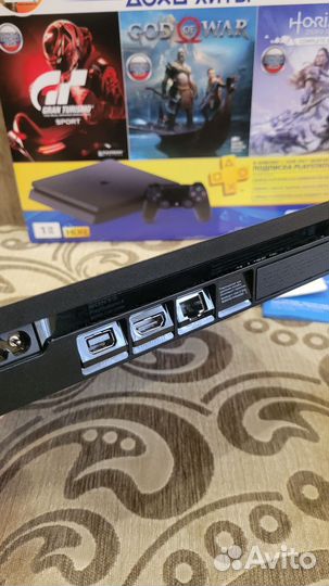Sony PS4 slim 1tb. С играми