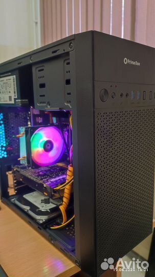 8-ми ядерный, 16-ти поточный компьютер в сборе