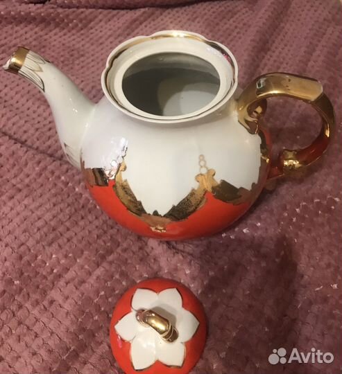 Чайник заварочный фарфоровый СССР