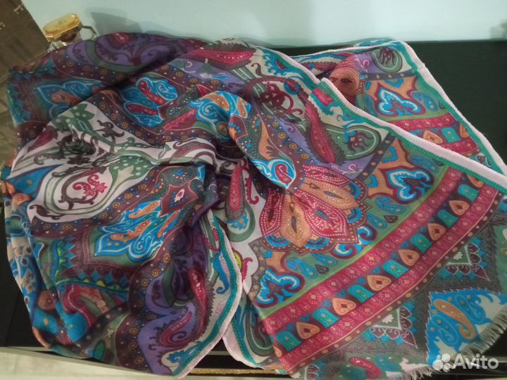 Шелковый шарф Италия