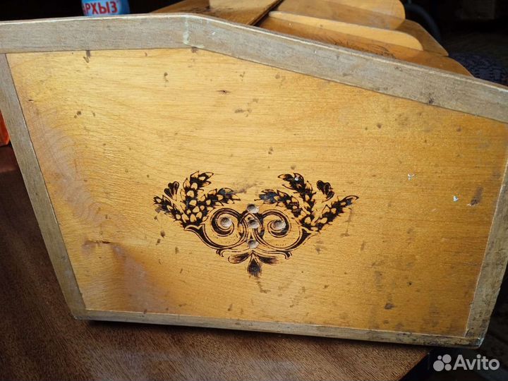 Хлебница деревянная СССР