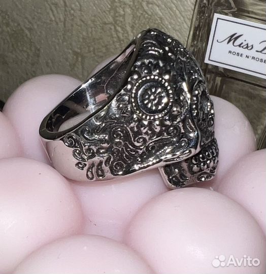 Серебряное кольцо мужское