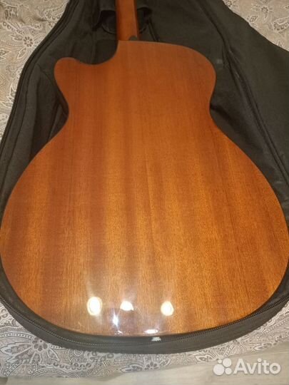 Акустическая бас гитара fender CB-60SCE bass