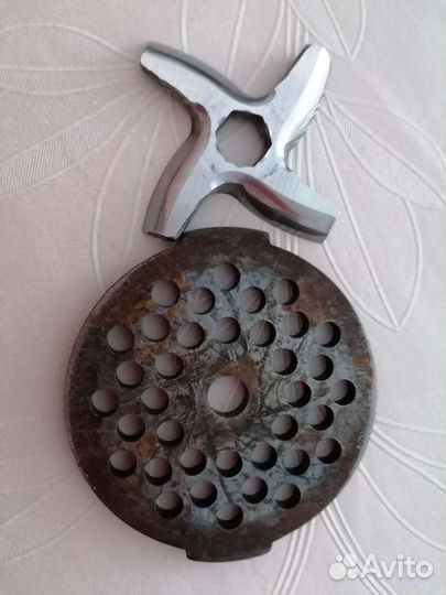 Решетка и нож для мясорубки moulinex, оригинал