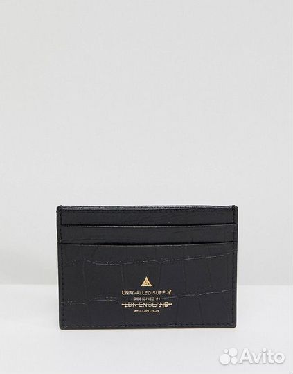 Картхолдер из натуральной кожи ASOS новый