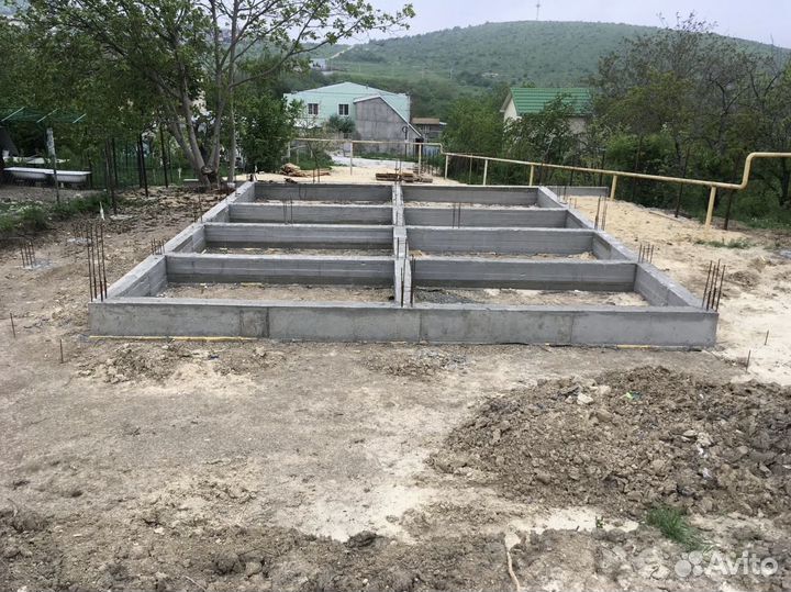 Строительство фундамента, устройство фундамента