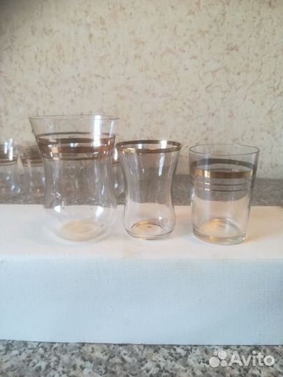 Стакан СССР из тонкого стекла